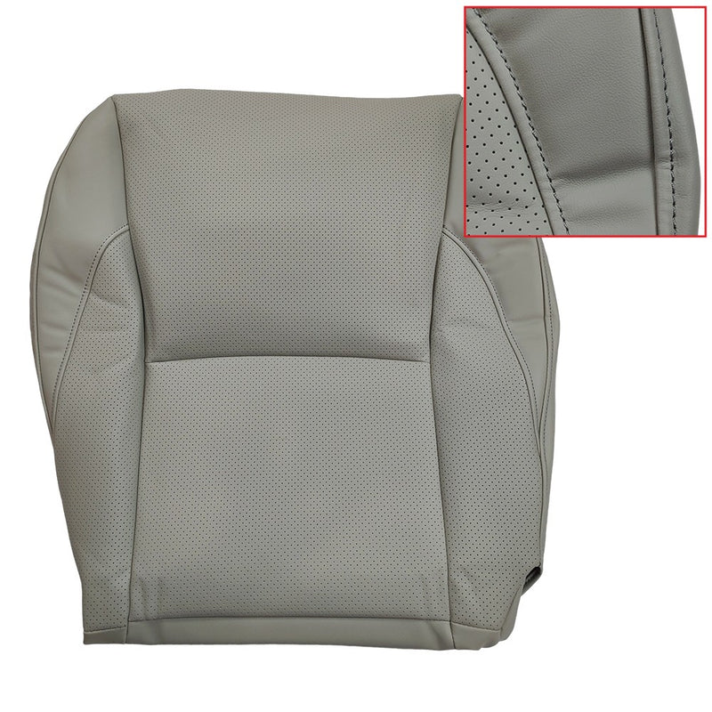 DURAFORCE For 2007 - 2010 2011 2012 Lexus ES350 Driver Side Bottom Leather Seat Cover Gray