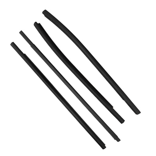 DURAFORCE Weatherstrip Rubber Seal Set of 4 For Ford Ranger 2021 XLT Crew Cab Pickup