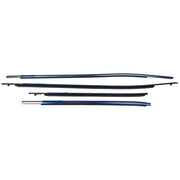 DURAFORCE 4PCS Door Belt Molding Chrome Trim Left+Right For 2018-2021 Toyota Camry US