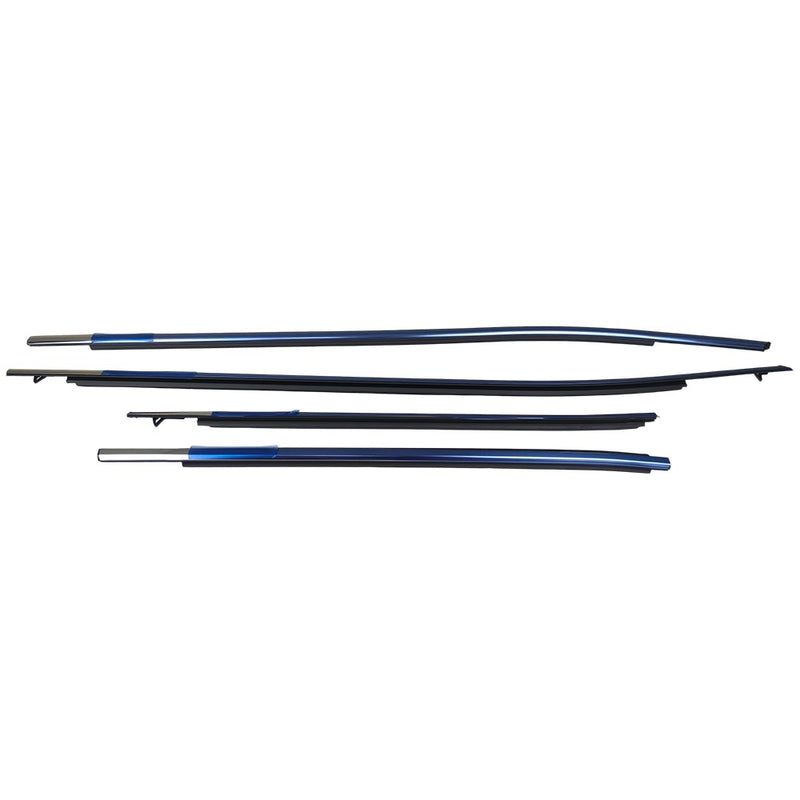 DURAFORCE 4PCS Door Belt Molding Chrome Trim Left+Right For 2018-2021 Toyota Camry US