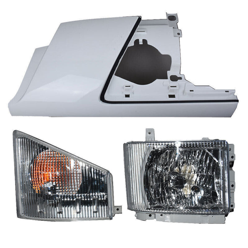 DURAFORCE Side Panel Turn Signal Lamp Headlight For ISUZU NPR NQR NRR 08-20 Passenger side