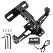 DURAFORCE Universal Motorcycle Fender Eliminator Kit LED Tail Tidy License Plate Holder