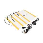 DURAFORCE For Trucks Carbon Fiber Heated Seat Heater Pad Kit Car Switch 12V Universal