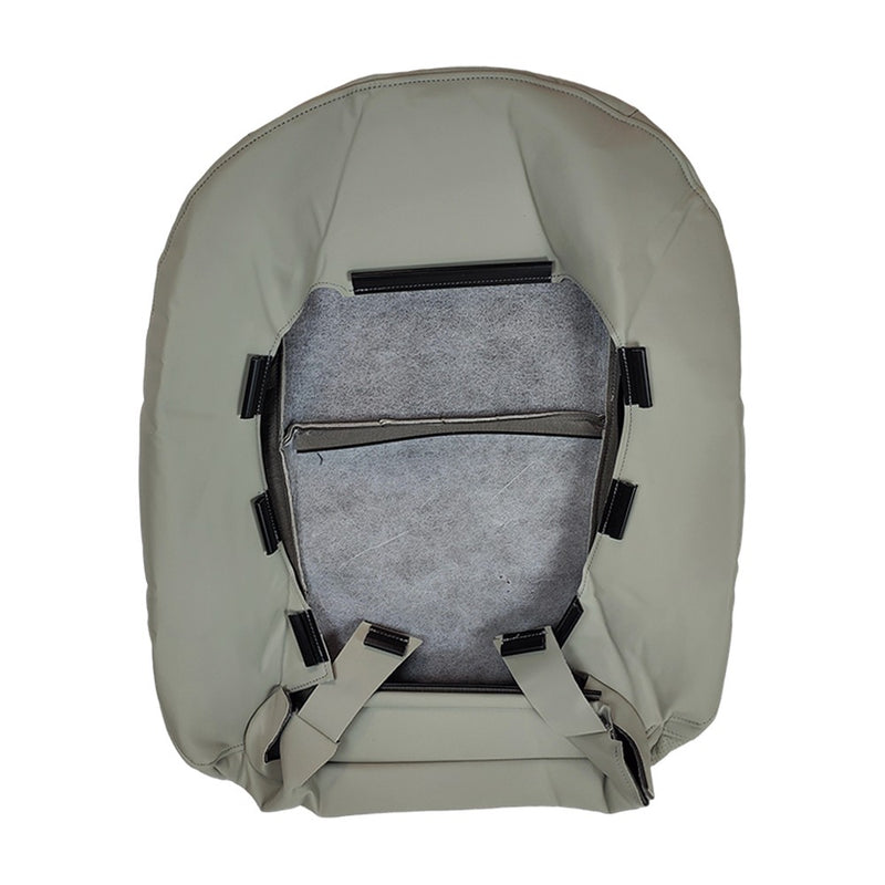 DURAFORCE Driver Passenger Bottom & Top Leather Seat Cover Gray For 2007-2012 Lexus ES350