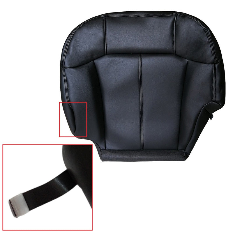 DURAFORCE For 1999 2000 - 2002 Chevy Silverado Driver Bottom Leather Seat-Cover dark Gray