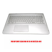 DURAFORCE New For HP ENVY X360 M6-W 15-W Palmrest Backlit Keyboard Touchpad 807526-001 US