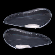 DURAFORCE For Porsche Cayenne 2003-2006 2PCS Car Headlight Lens Cover Shell+Glue Clear L+R