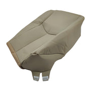 DURAFORCE Driver & Passenger Bottom Leather Seat Cover Tan For 2005-2006 Cadillac Escalade