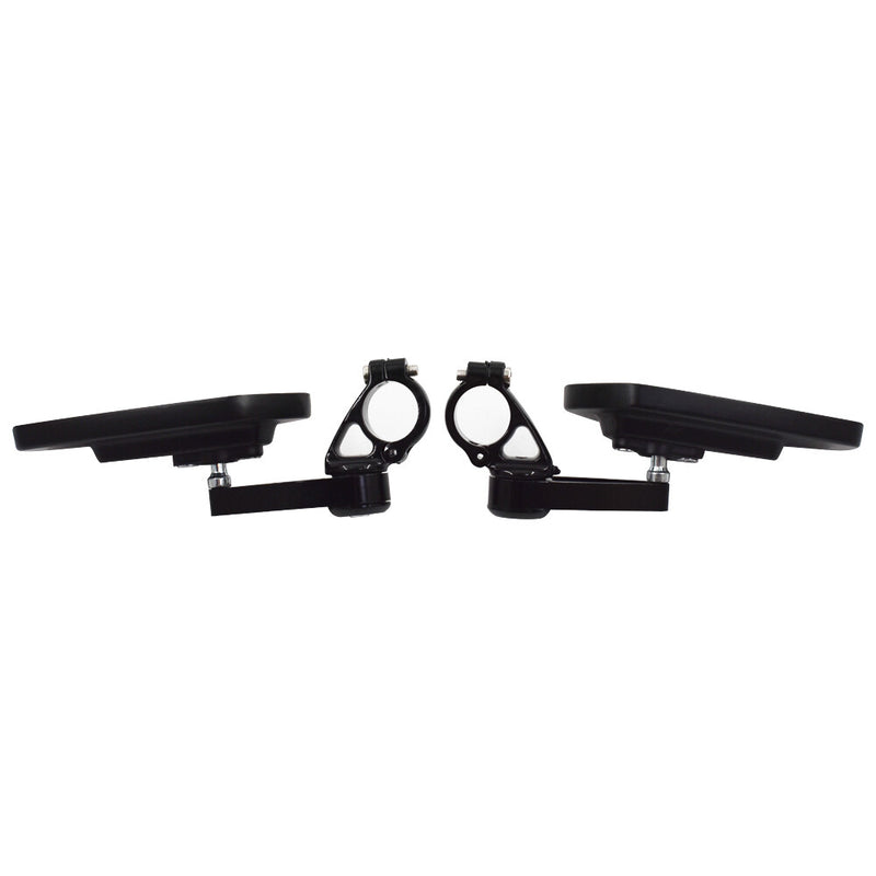 DURAFORCE Fit For Yamaha FZ09 MT09 FZ07 CNC Black Mirrors Bar Ends US