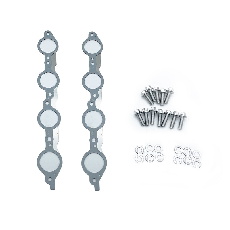 DURAFORCE For LS1 4.8 5.3 5.7 6.0 6.2L LS MLS Exhaust Manifold Header Gasket Pair W/Bolts