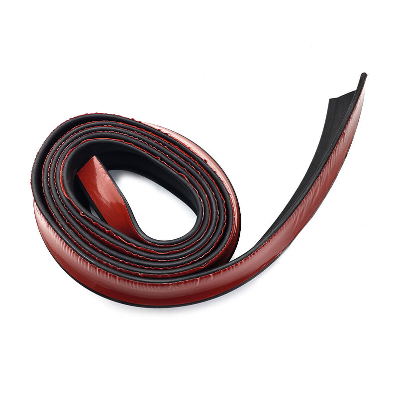 DURAFORCE 2.5M Car Front Bumper Lip Splitter Body Spoiler Chin Skirt Universal Black