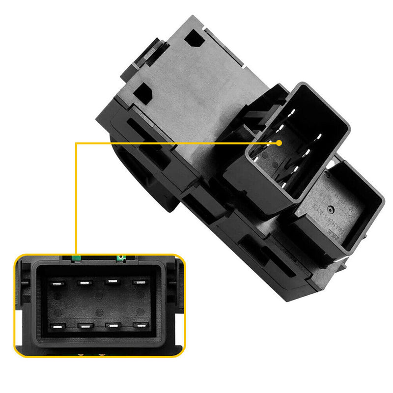 DURAFORCE Power Window Switch Passenger Side 2007-13 For GMC Sierra Acadia Chevy Silverado
