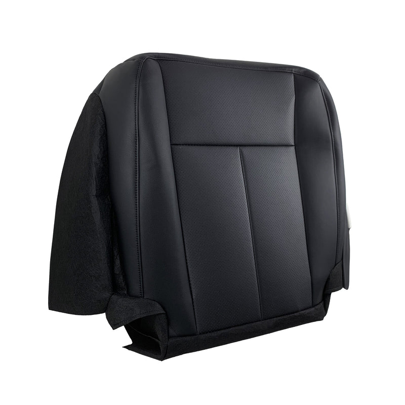 DURAFORCE Front Leather Perforated Seat Cover Black For 2007-2014 Ford Expedition Limited