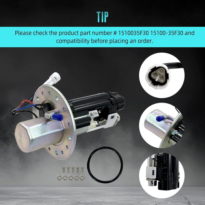 DURAFORCE Fuel Pump Assembly For 2003 2004 Suzuki GSXR1000 SV650 SV1000