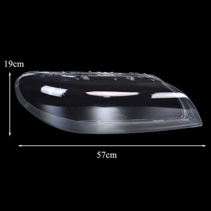 DURAFORCE 2Pcs Left & Right Side Headlight Lens Covers Replacement For Volvo S80 2007-2016