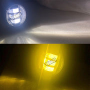 DURAFORCE White/Yellow Dual Color 9W LED Fog Lights Lamps for Honda for Nissan for Subaru