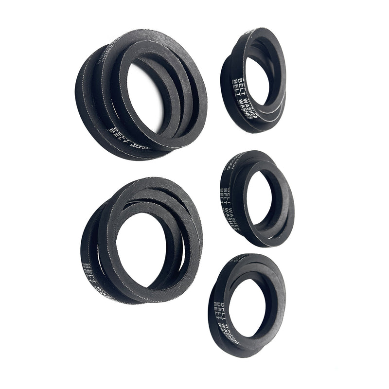 DURAFORCE 5Pcs New Belt 27001006 Compatible For Whirlpool Amana Maytag Washer 38174 Black