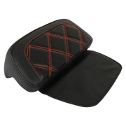 DURAFORCE Backrest Pad Orange Stitching For Touring CVO Street Glide Road Glide 2009+ USA