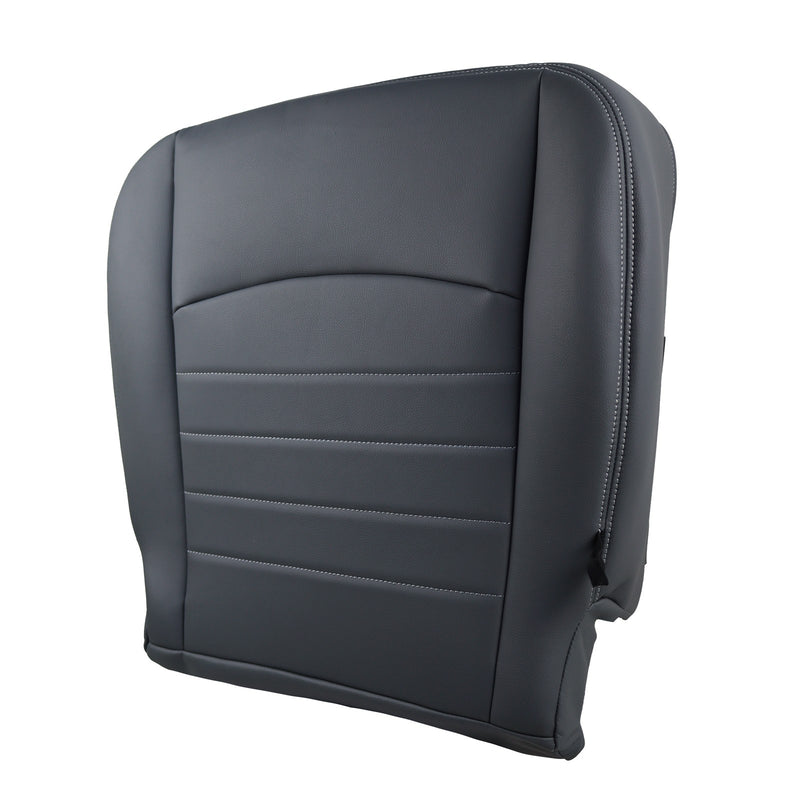 DURAFORCE Driver Bottom Seat Cover Dark Gray For 2013-18 Dodge Ram 1500 2500 Work Truck ST