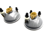 DURAFORCE Set of 2 Clear Lens Fog Light For 2011-2017 Jeep Patriot LH & RH Lamps w / Bulbs
