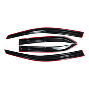 DURAFORCE M Style Window Visors Sun Rain Guards For 2009-2013 Toyota Corolla Sedan