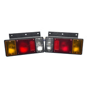 DURAFORCE For 1987-2019 Isuzu NPR NQR NRR FSR FR Rear Tail Lights Tail Lamps Left & Right