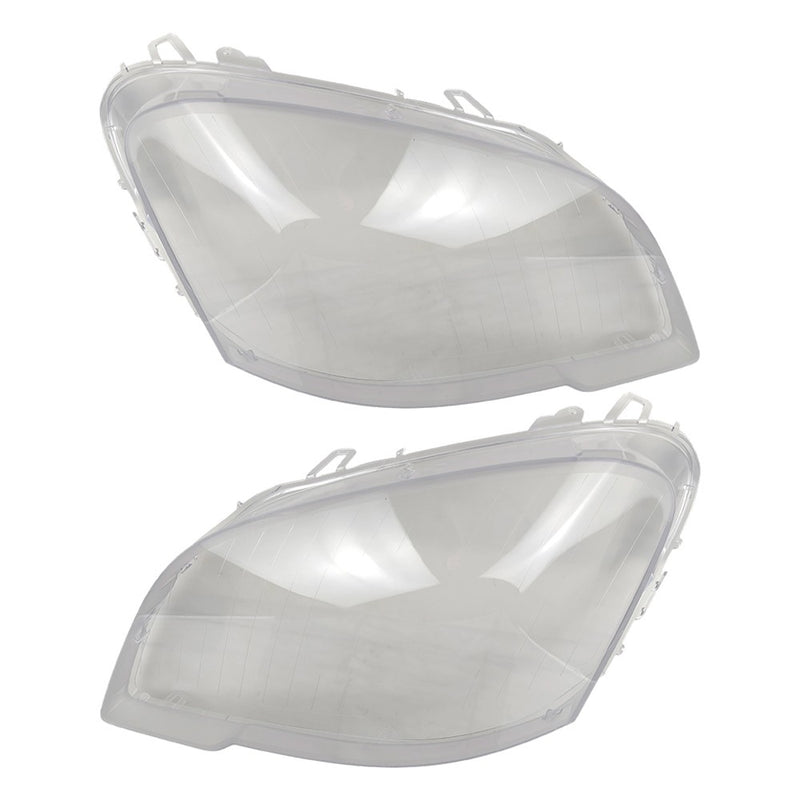 DURAFORCE For Benz ML ML350 W164 2009-2011 Left + Right Headlight Lens Headlamp Covers