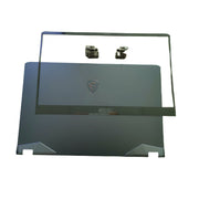 DURAFORCE New Gray Blue Top Back Cover+Bezel+Hinges For MSI GE76 Raider 10SGS SFS MS-17K1
