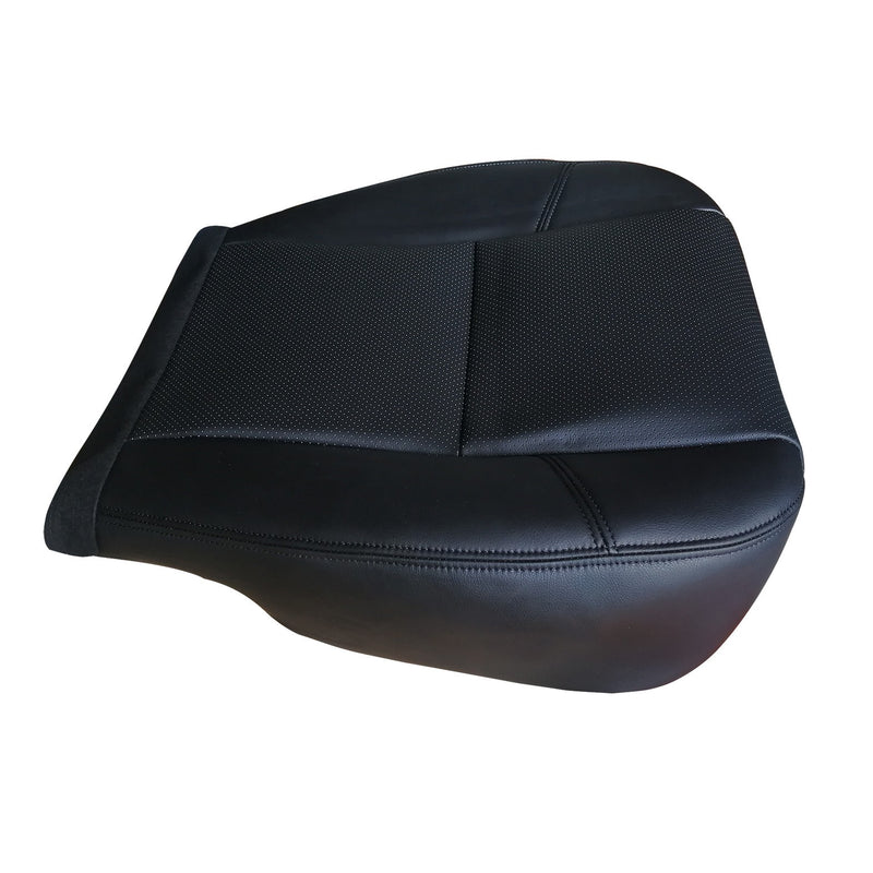 DURAFORCE Driver Side Bottom Leather Seat Cover Black For 2007-2014 Cadillac Escalade
