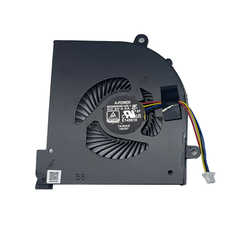 DURAFORCE CPU & GPU Cooling Fan For MSI GS65 GS65VR MS-16Q2 16Q2-CPU-CW Stealth 4-wires