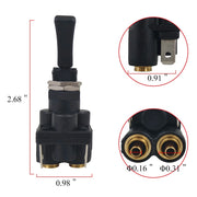 DURAFORCE Air Electric Toggle Valve Paddle Switch For Peterbilt Kenworth 918309