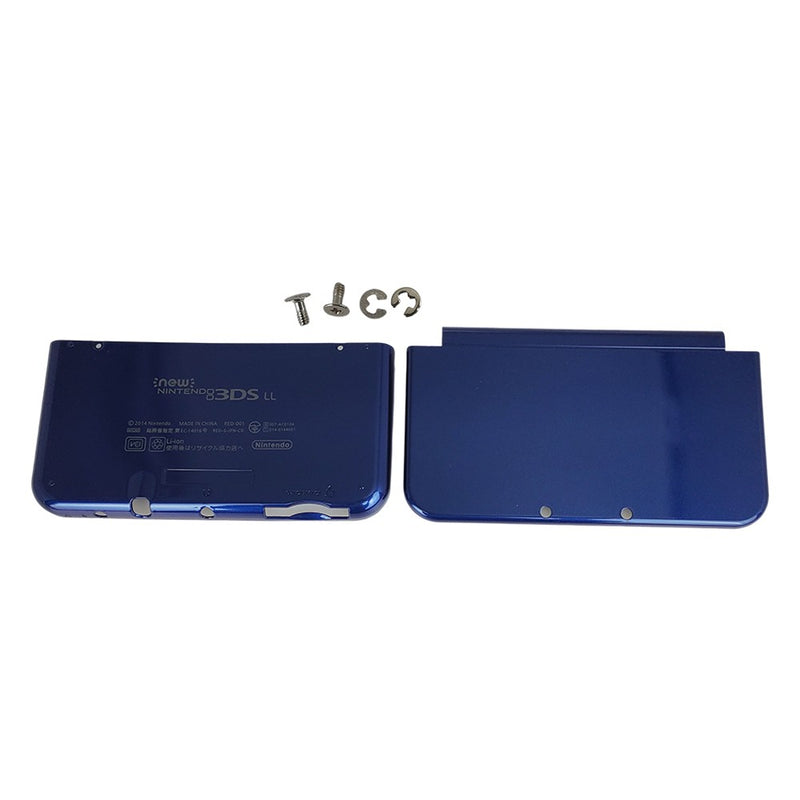 Top Bottom Cover Replacement Housing Shell Case Blue for Nintendo 3DS XL LL
