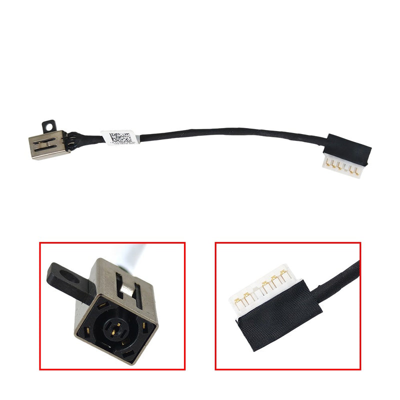 DURAFORCE For Dell Inspiron 15 3593 DC301012300 0228R6 228R6 DC IN Power Jack Socket Cable