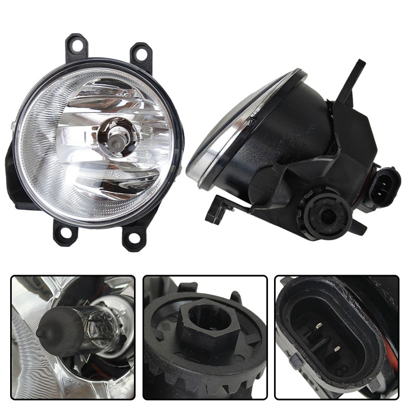 DURAFORCE For 2014-2021 Toyota 4Runner TRD/SR5 Fog Lights+Lamps Bezel+Wire Switch Kits