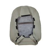 DURAFORCE For 2007-2012 Lexus ES350 Driver Passenger Bottom & Top Leather Seat Cover Gray