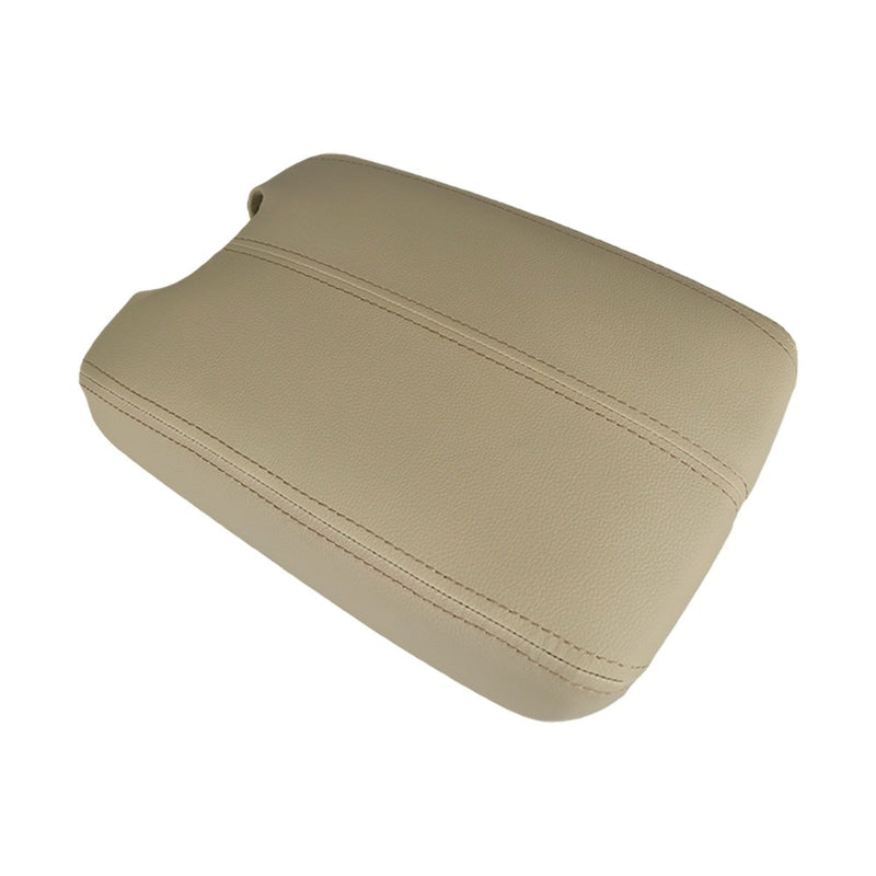 DURAFORCE Door Armrest Hand Leather Arm Rest Cover & Base Lid Beige For Honda Accord 08-12