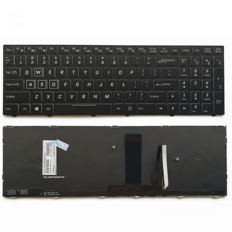 DURAFORCE New Color Backlit keyboard For Clevo N855HJ1 N857HJ1 N870HJ1 N850HP6 N870HP6 US