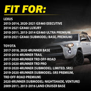 DURAFORCE 2X Rear Exterior Door Handle Left+Right 69210-60170 For 2010-20 Toyota 4Runner K