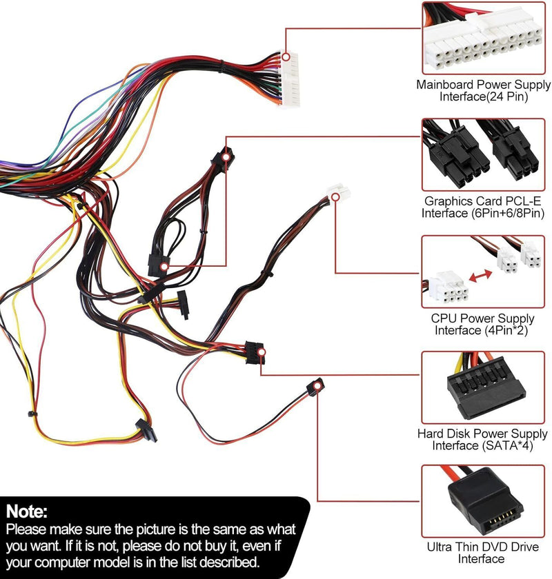 DURAFORCE For DELL XPS 8910 8920 8300 8900 8700 8500 R5 D460AM-03 PSU Power Supply 460W US