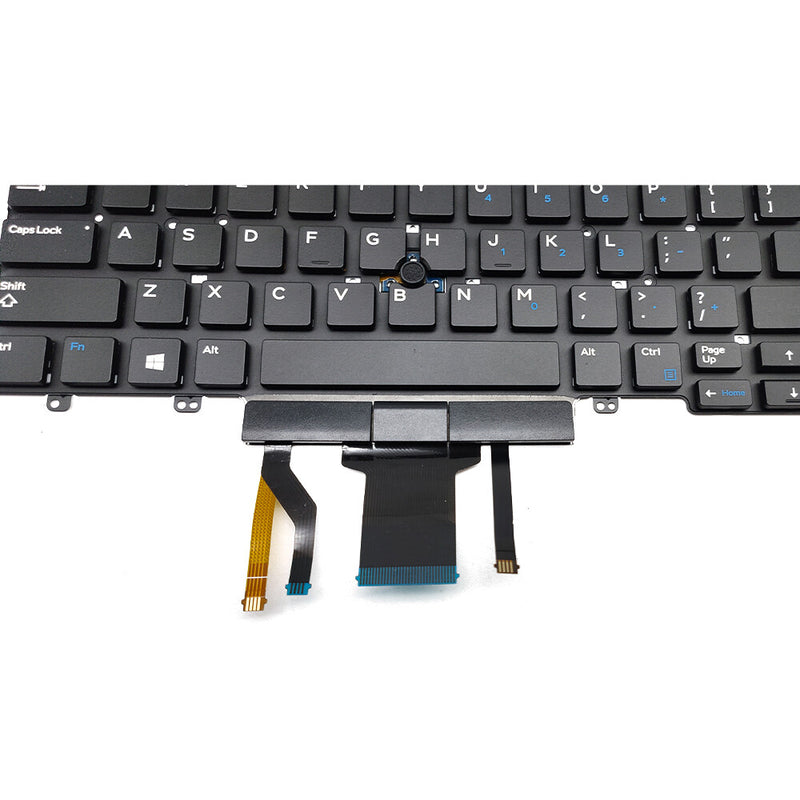 DURAFORCE Backlit Keyboard w/ Pointer 6NK3R For Dell Latitude 5490 5491 5495 7490 Laptops