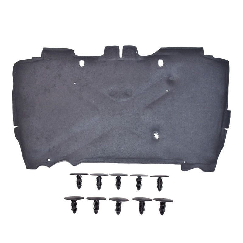 DURAFORCE Engine Mat Hood Insulation Pad Heat Shield For Jeep Wrangler 3.6L 3.8L 2007-2017