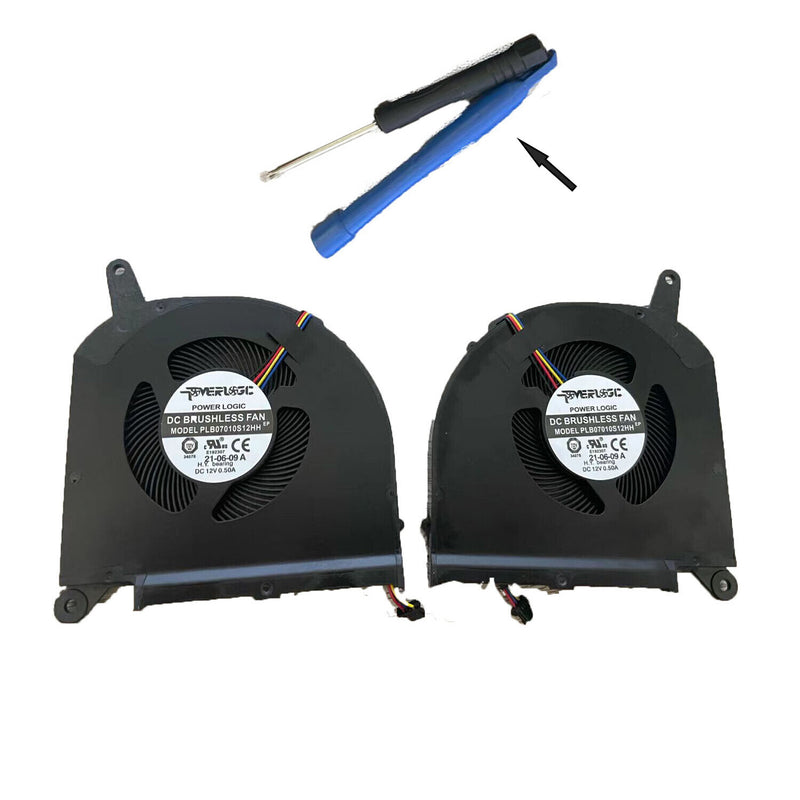 DURAFORCE New CPU GPU Cooling Fan For Gigabyte AERO 15 OLED SA 17 HDR XA RP75XA RP77XA US
