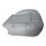 DURAFORCE For 1999 2000 2001 2002 GMC Sierra Driver Side Leather Bottom Seat Cover Gray