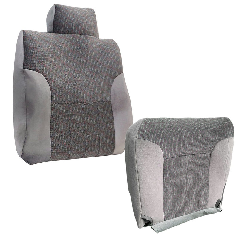 DURAFORCE For 1994-1997 Dodge Ram 1500 2500 3500 Front Driver Bottom Top Cloth Seat Cover