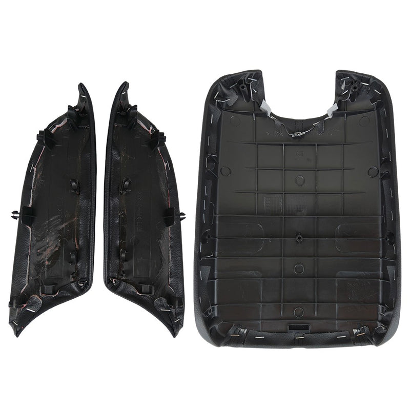 DURAFORCE Car Center Console Cover Front Door Panels Armrest Black for Honda Accord 08-12