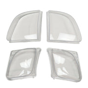 DURAFORCE For Lexus LX470 1998-2007 1 Pair Front Headlight Clear Lens Housing + Seal Glue