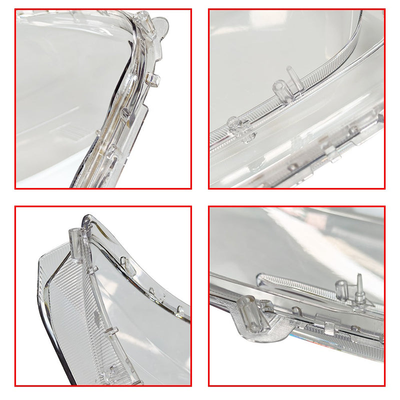 DURAFORCE A Pair Front Headlight Lens Cover Shell For Honda CR-V 2017-2022