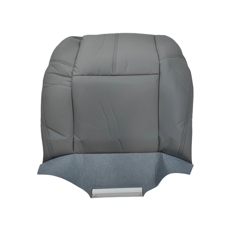 DURAFORCE For 2007-2014 Chevy Tahoe Silverado Driver Side Bottom Leather Seat Cover Gray