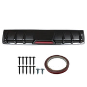 DURAFORCE For Infiniti G35 G37 Sedan Carbon Rear Bumper Diffuser Spoiler w/ LED Tail Light