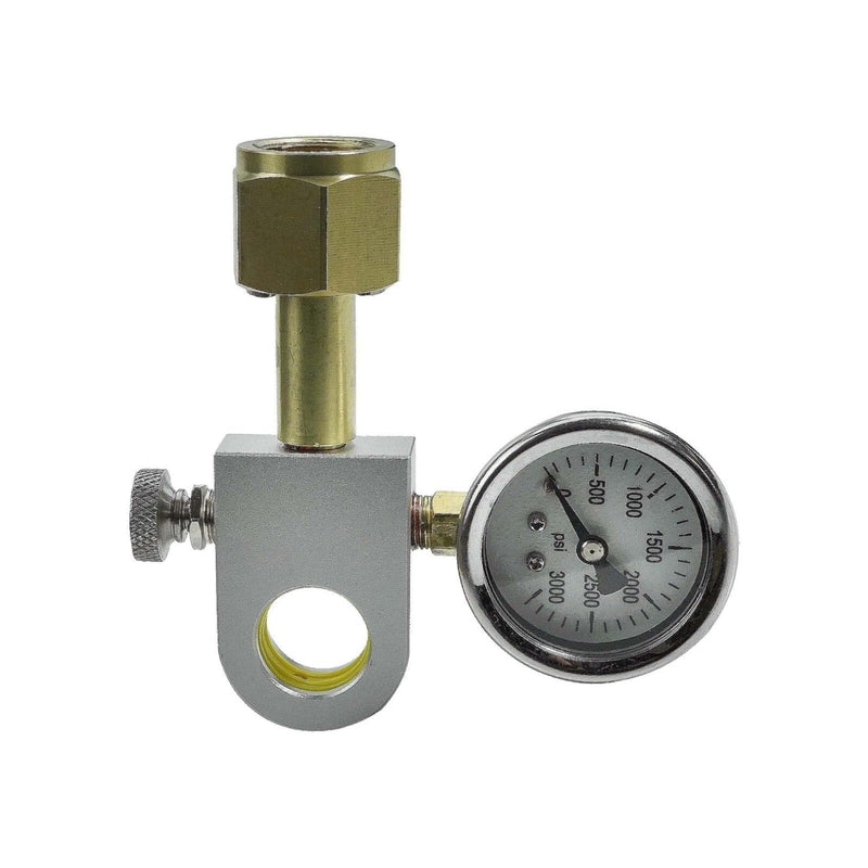 DURAFORCE CO2Filling Adapter with Pressure Gauge the Carbonator Soda Replenishment Adapter